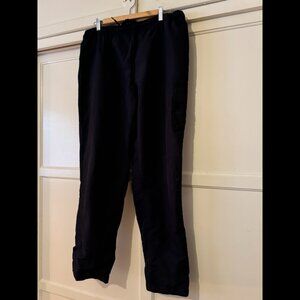 Banana Republic Black Outer Shell Windbreaker Pants 100% Poly Medium (M)